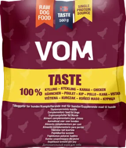 VOM Taste Kana raakaruoka pullat 15 x0,56kg