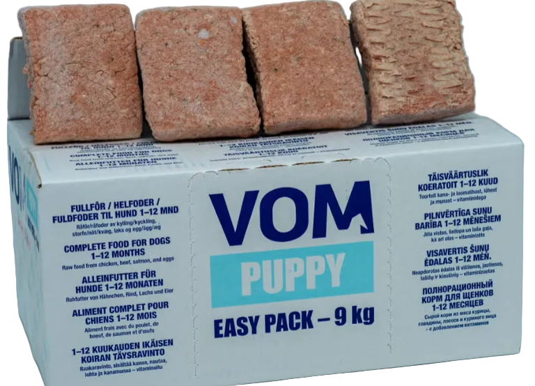 VOM Puppy Raakaruoka Easy Pack 9kg
